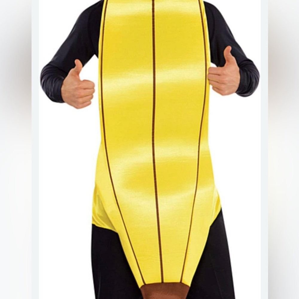 Vibrant Yellow Halloween Banana Costume/Unisex